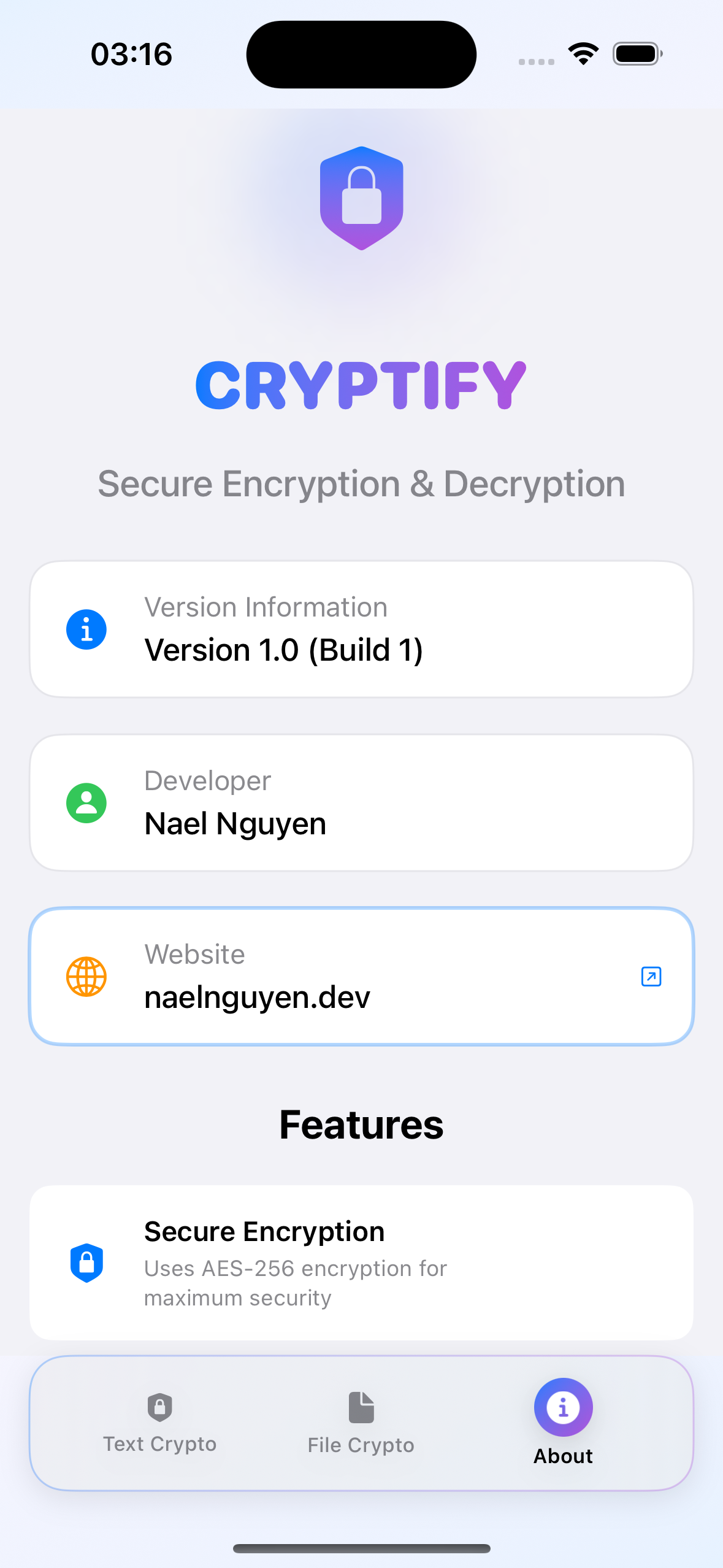 About Tab